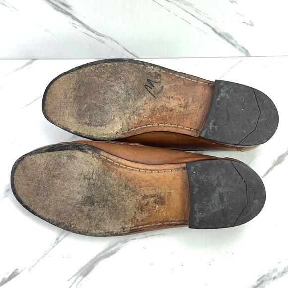 Allen Edmonds Maxfield Mens Size 9 D Mahogany Tassel Loafers Shoes Braided Trim main image 7